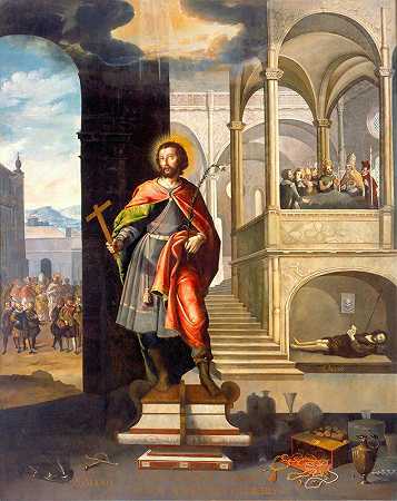 圣亚历克赛`Saint Alexius (1653) by José Juárez