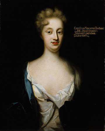 玛格丽塔·利尔延斯特德伯爵夫人`Countess Margareta Lilljenstedt (1675 ~ 1724) by David von Krafft