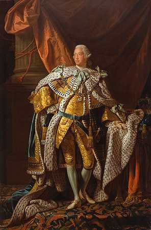 乔治三世国王`King George III (1762~1766) by Allan Ramsay