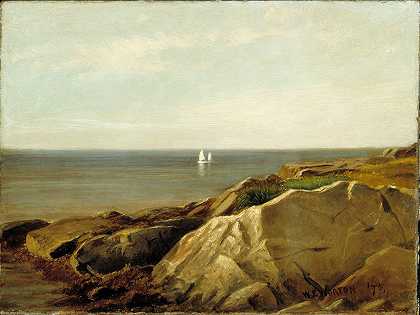 缅因州海岸`Maine Coast (1875) by William Edward Norton