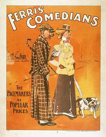 费里斯喜剧演员以大众化的价格购买心脏起搏器。`Ferris Comedians the pacemakers at popular prices. (1900)