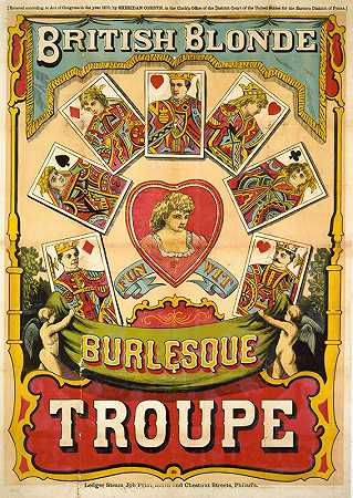 英国金发滑稽剧团`British Blonde Burlesque Troupe (1870)