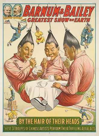 巴纳姆贝利世界上最伟大的表演：通过他们的头发`Barnum & Bailey greatest show on earth : By the hair of their heads (1916)