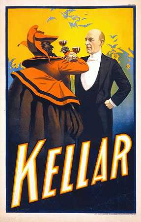 凯勒`Kellar (1899) by Strobridge and Co. Lith.