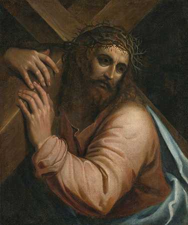 耶稣背着十字架`Christ Carrying The Cross (Circa 1600) by North Italian School