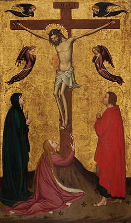 受难`The Crucifixion (ca. 1400) by Stefano da Verona