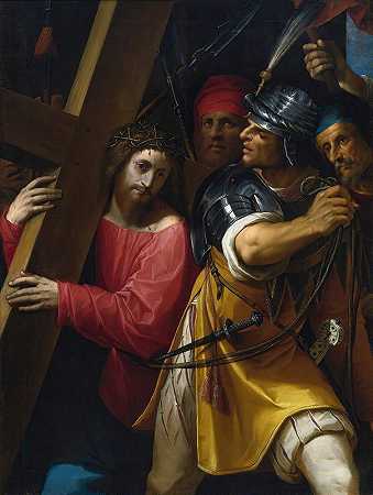 耶稣背着十字架`Christ Carrying The Cross (1604) by Jacopo Ligozzi