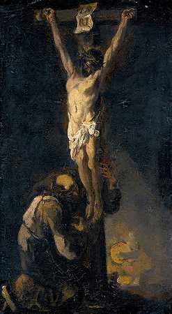受难`The Crucifixion by Alessandro Magnasco