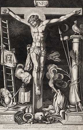 钉死在十字架上`Crucifixion (1614 – 1659) by Gerhard Altzenbach