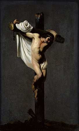十字架上的小偷`The Thief on the Cross (1620~1660) by Michelangelo Cerquozzi