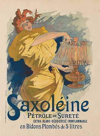 大师海报，插图13，萨克斯管`Les Maitres de LAffiche, Pl. 13, Saxoléine (1895) by Jules Chéret