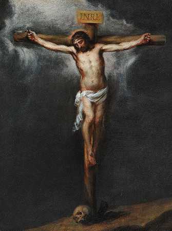 受难`The Crucifixion by Bartolomé Estebán Murillo