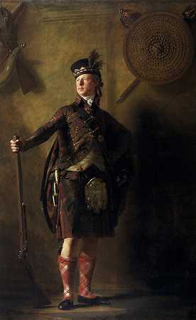 格伦加里的阿拉斯泰尔·拉纳尔森·麦克唐纳上校（1771-1828）`Colonel Alastair Ranaldson Macdonell of Glengarry (1771 – 1828) by Sir Henry Raeburn