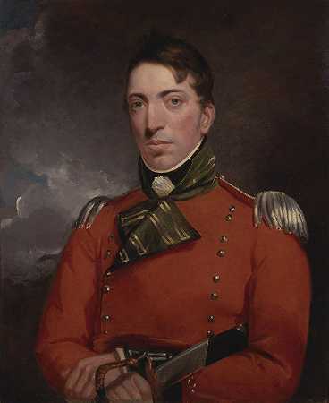理查德·古宾斯船长`Captain Richard Gubbins (1804~1805) by John Constable