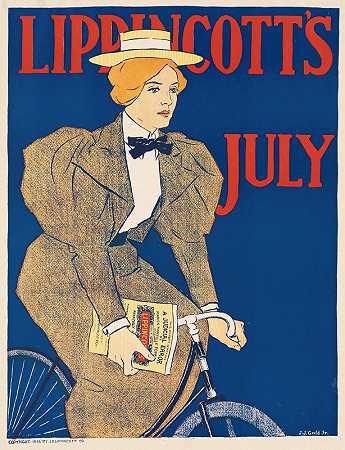 利平科特七月`Lippincotts July (1896) by Joseph Gould