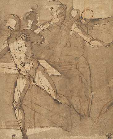 基督将货币兑换商赶出圣殿`Christ Driving the Money Changers from the Temple by Cigoli (Ludovico Cardi)