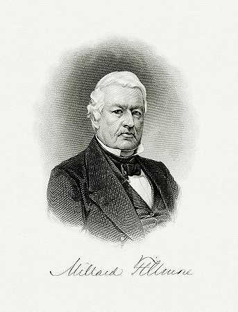 米勒德·菲莫尔总统`President Millard Filmore by The Bureau of Engraving and Printing
