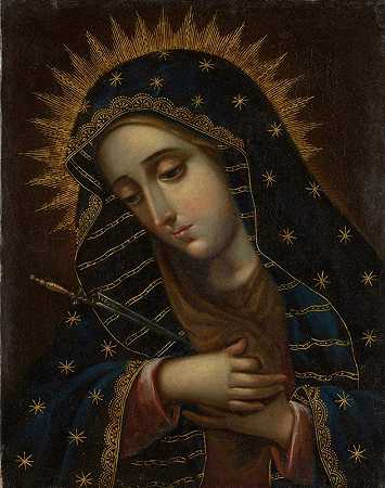 悲伤的圣母`The Virgin of Sorrows (18th century)