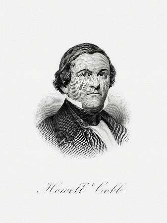 豪厄尔·科布`Howell Cobb by The Bureau of Engraving and Printing