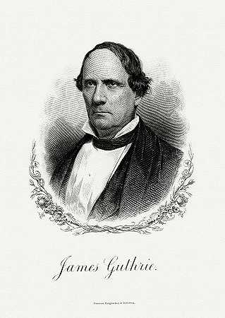 詹姆斯·格思里`James Guthrie by The Bureau of Engraving and Printing