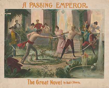 过世的皇帝`A passing emperor (1898) by Archie Gunn