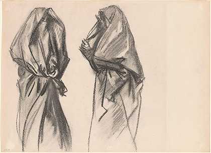 贝都因妇女`Bedouin Women (1890~1891) by John Singer Sargent