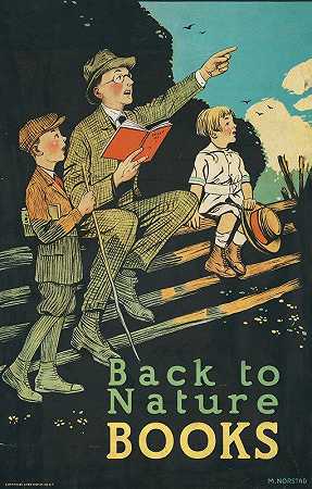 回归自然书籍`Back to nature books (1920~1930) by Magnus Norstad