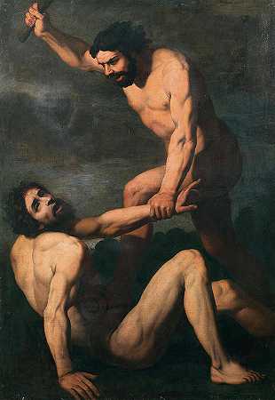 该隐与亚伯`Cain and Abel by Daniele Crespi