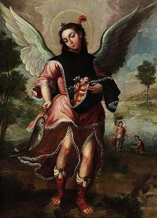 拉斐尔大天使`Raphael Archangel by Jose de Alcibar