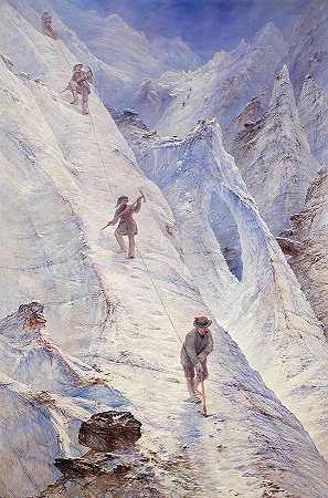 高山攀登者`Alpine Climbers by Elijah Walton