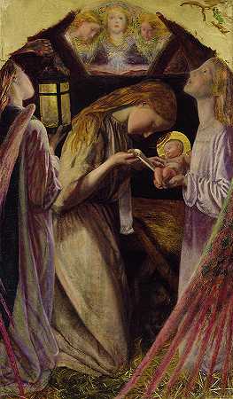 基督降生记`The Nativity by Arthur Hughes