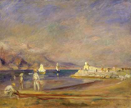 圣特罗佩斯`Saint-Tropez by Pierre-Auguste Renoir