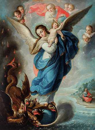 天启圣母`Virgin of the Apocalypse by Miguel Cabrera