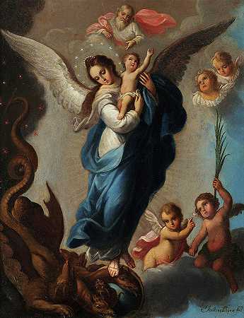 天启圣母`Virgin of the Apocalypse by Andres Lopez