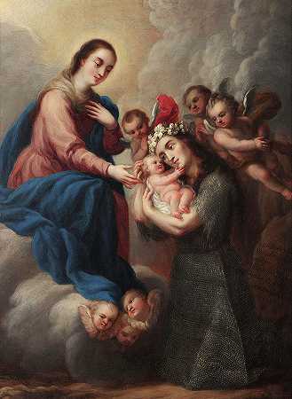 圣罗莎莉`Saint Rosalie by Nicolas Rodriguez Juarez