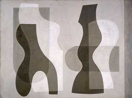 叠加形式`Superimposed Forms (1938) by Jessica Dismorr