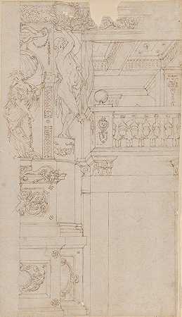 佛罗伦萨公爵宫（Pitti宫）的trompe-l\’oeil装饰研究`Studies for the trompe~l’oeil decorations of Palazzo Ducale (Palazzo Pitti), Florence (1636–41) by Agostino Mitelli