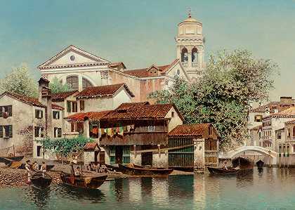 威尼斯`Venice (circa 1890) by Henry Pember Smith