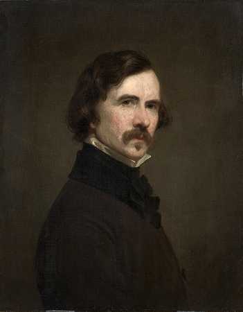 自画像`Self~Portrait (1852) by George Peter Alexander Healy