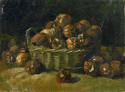一篮苹果`Basket of Apples by Vincent van Gogh