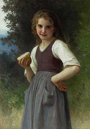 Le Gouter aux champs，1891年`Le Gouter aux Champs, 1891 by William-Adolphe Bouguereau
