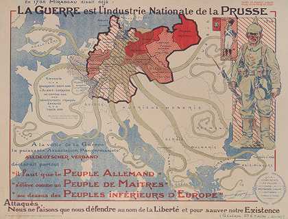战争是普鲁士民族工业`La guerre est lindustrie nationale de la Prusse (1917) by Maurice Louis Henri Neumont