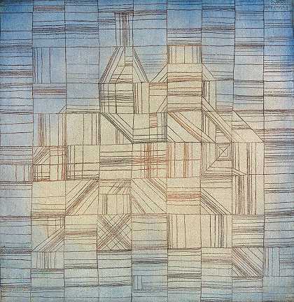 变奏曲（进步主题）`Variations (Progressive Motif) (1927) by Paul Klee