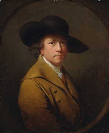 自画像`Self~Portrait by Joseph Wright of Derby