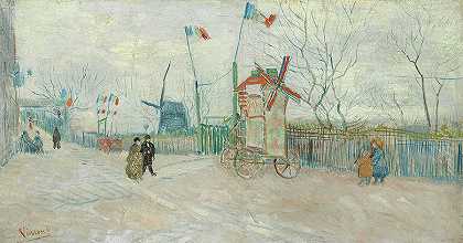两兄弟的死胡同`Impasse des Deux Freres by Vincent Van Gogh