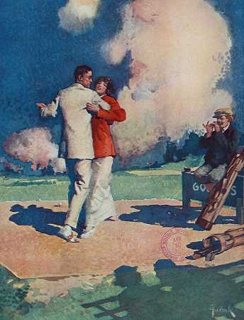 探戈T恤`Tango tee (1914) by Walter Dean Goldbeck