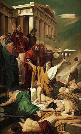 七位马卡比人的殉难`Martyrdom of the Seven Maccabees by Antonio Ciseri