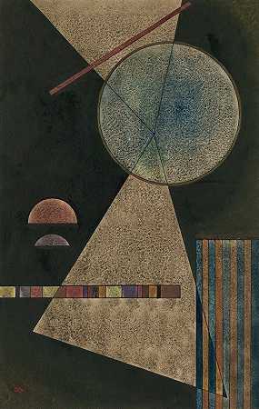 汇合点`Treffpunkt (Meeting~Point) (1928) by Wassily Kandinsky