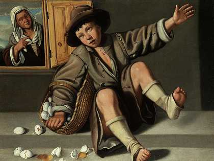 偷蛋贼`The Egg thief by Bartolomeo Passerotti