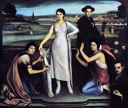 安达卢西亚夫人`Our lady of Andalusia by Julio Romero de Torres